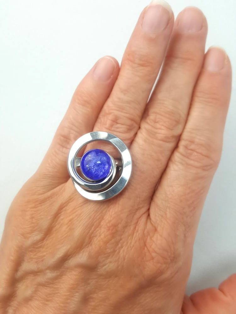 Open Curly Q Ring