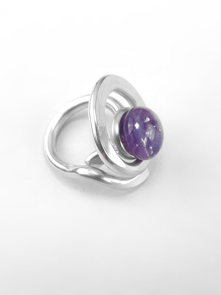 Open Curly Q Ring