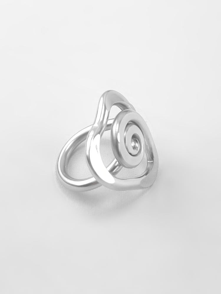 Swirl Heart Ring