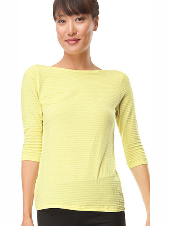 Striped Boatneck Top