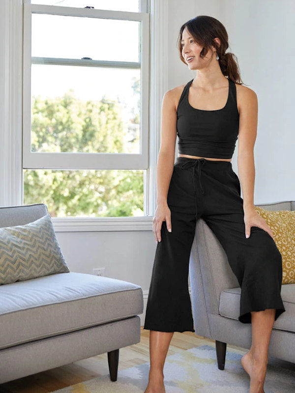 Fleece Cropped Pant