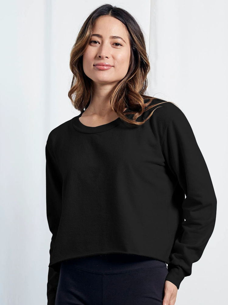 Fleece Cropped Pullover