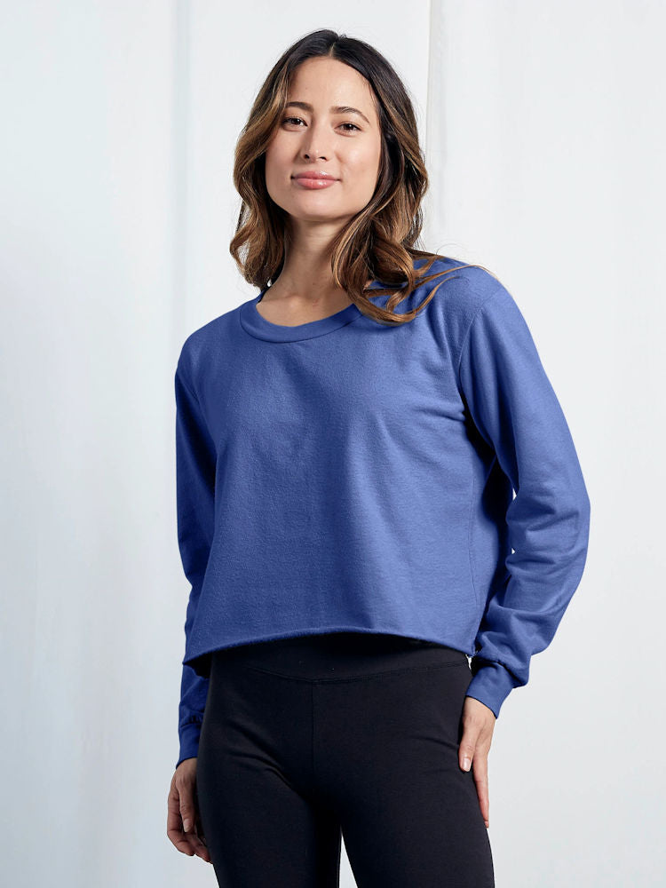 Fleece Cropped Pullover