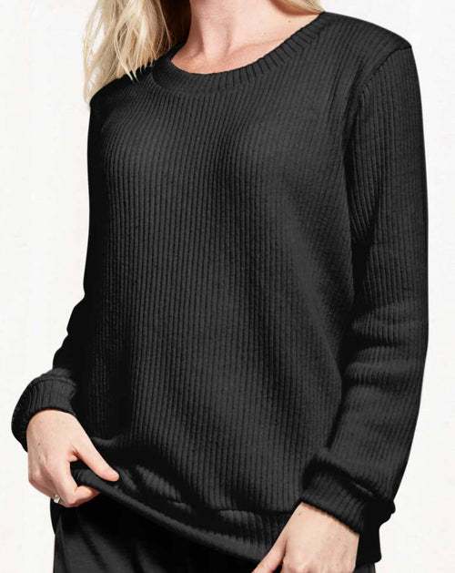 Boyfriend Rib Sweater