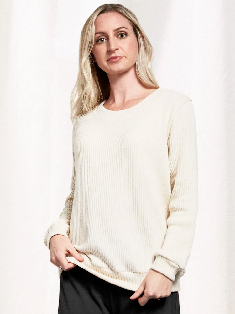 Boyfriend Rib Sweater