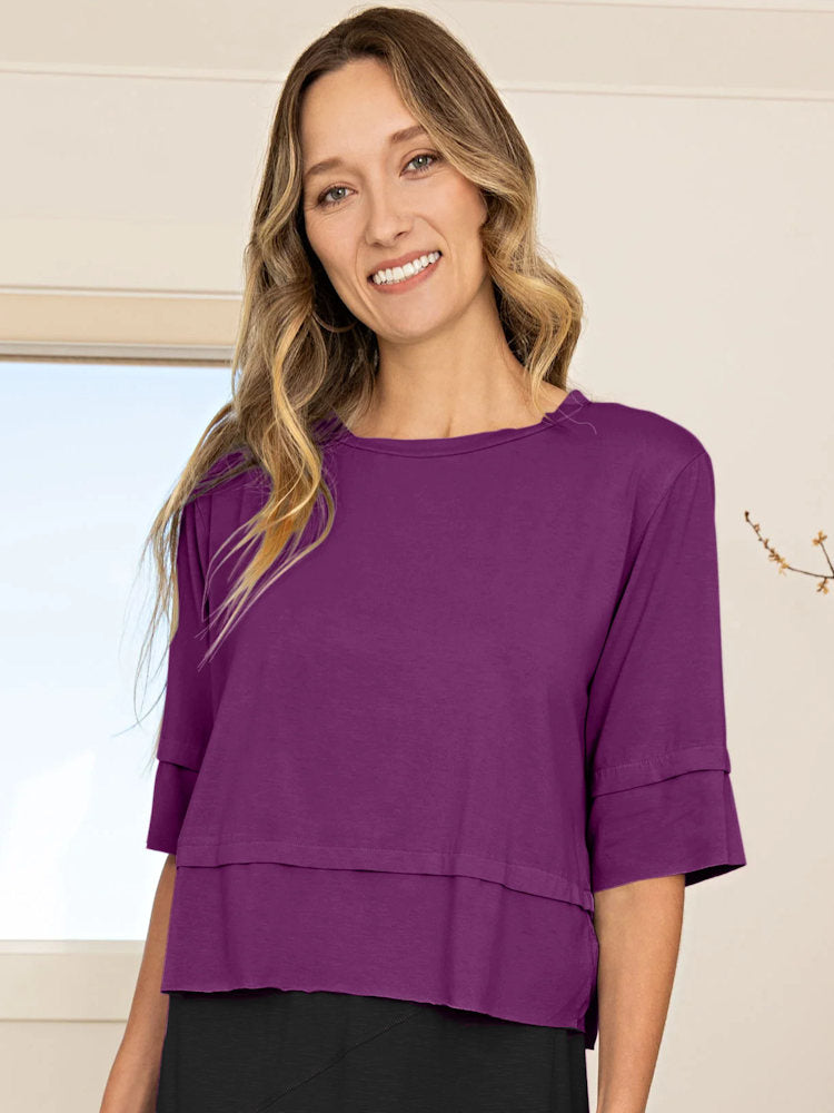 Overlap Hem Top