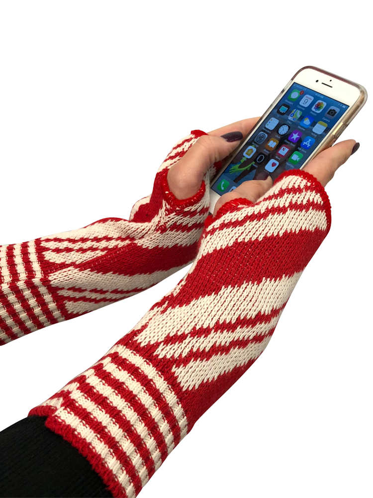Candy Cane Hand Warmers