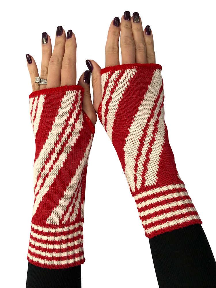 Candy Cane Hand Warmers