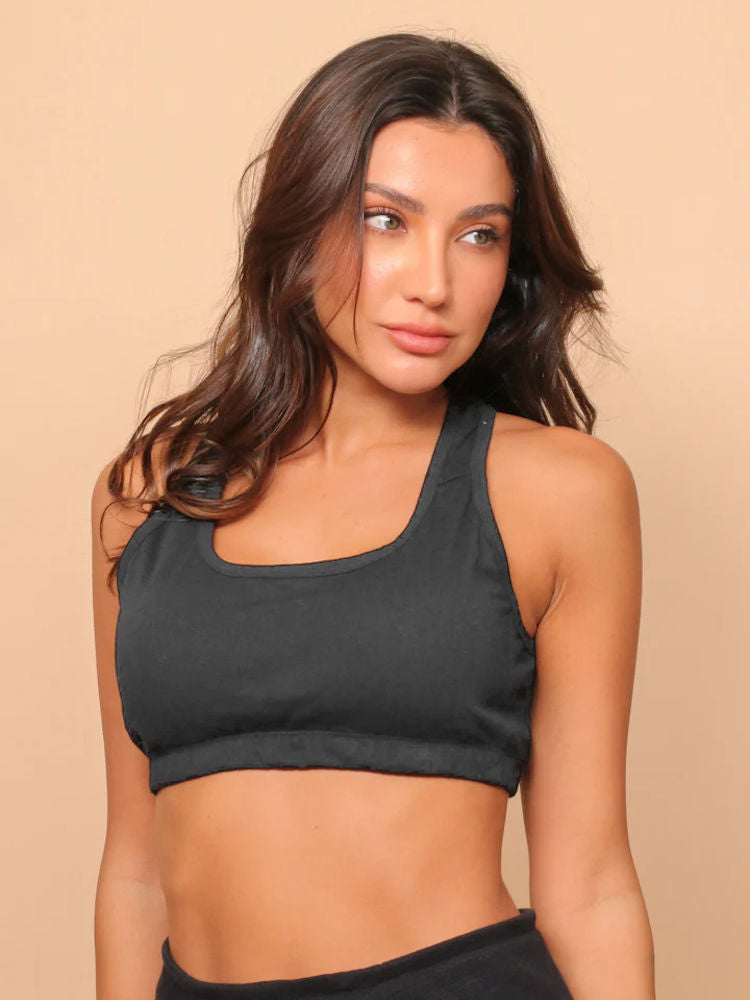 Cotton Comfy Curve Sports Bra