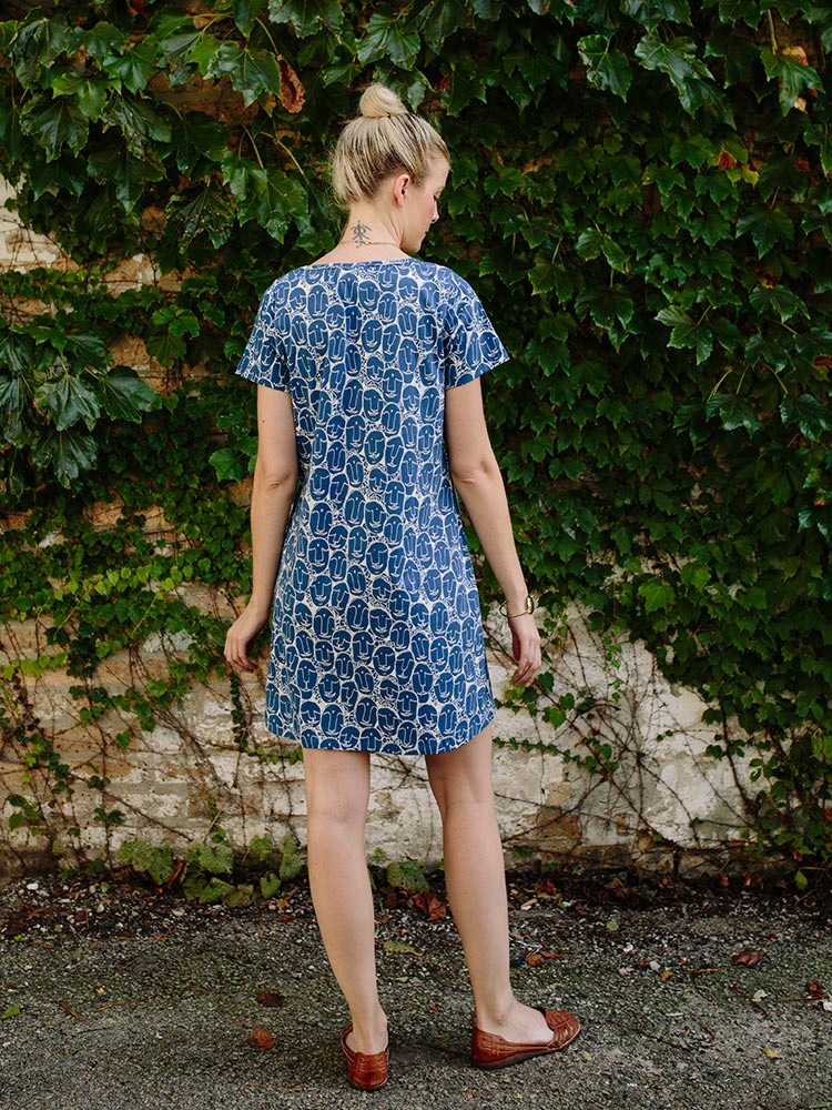 Hudson Shirtdress Faces