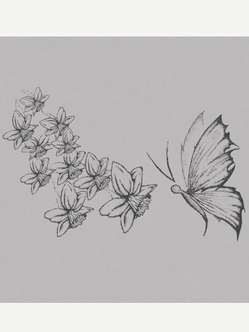 Butterfly Sketch Tee - Size M
