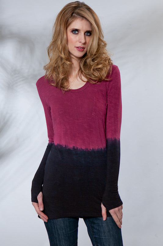 Palma Dip Dye Top - Size S