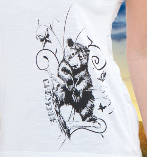 Cheyenne Hemp Slub Bear Tee
