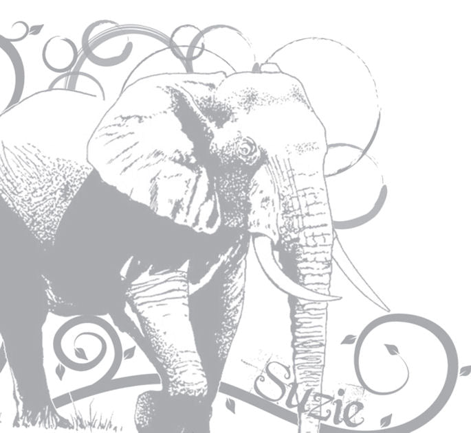 Suzie Hemp Slub Elephant Tee - Size XS