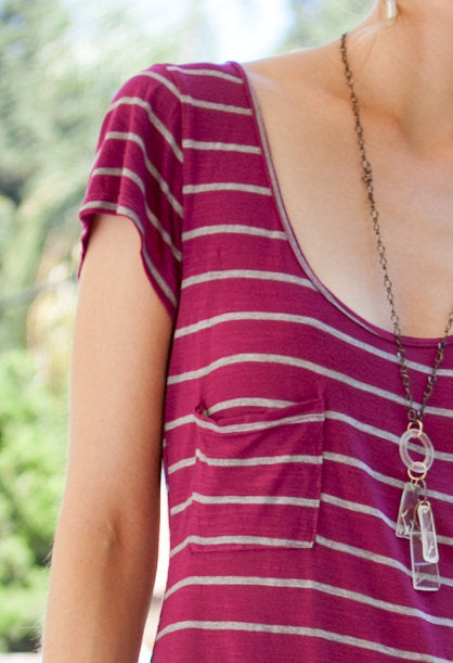 Castor Striped Top - Size M