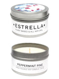Peppermint Pine Soy Candle Tin