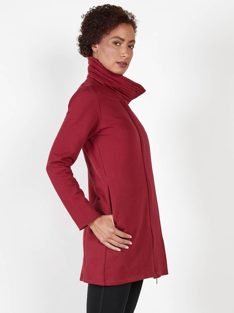 Fleece Zip Coat - Size L