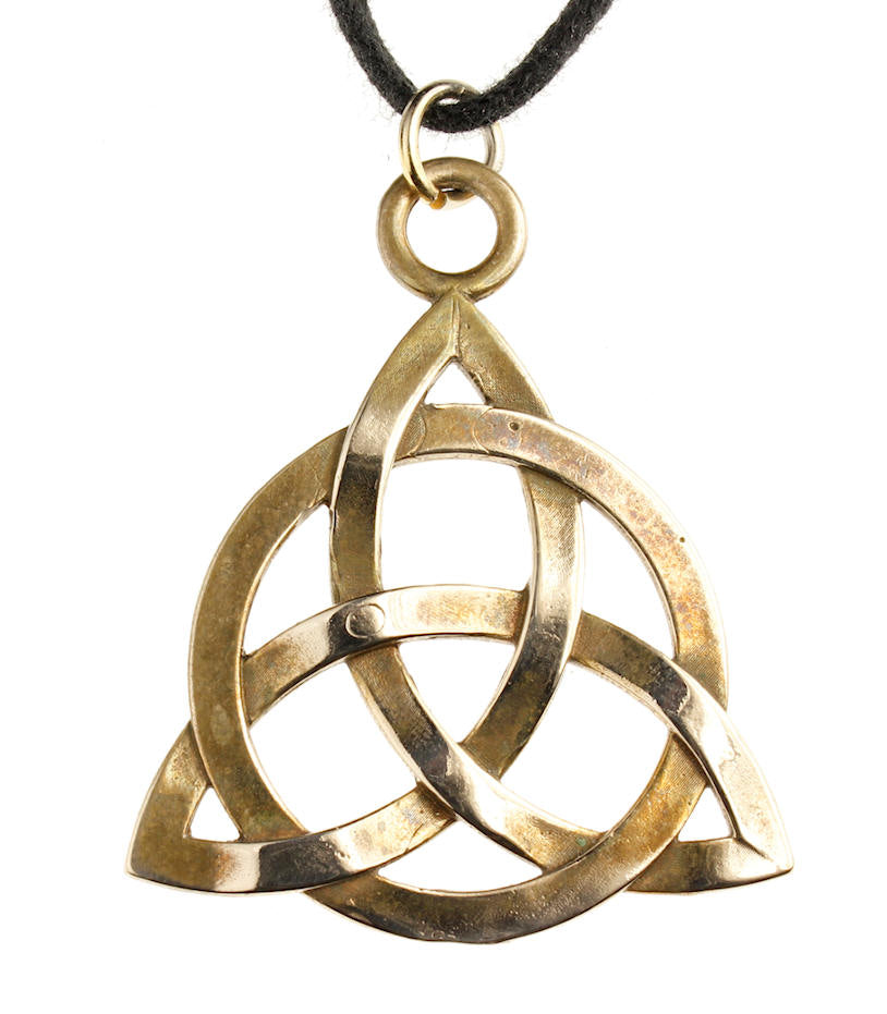 Triquetra Peace Bronze Necklace