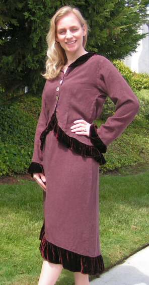 Cross Hem Skirt