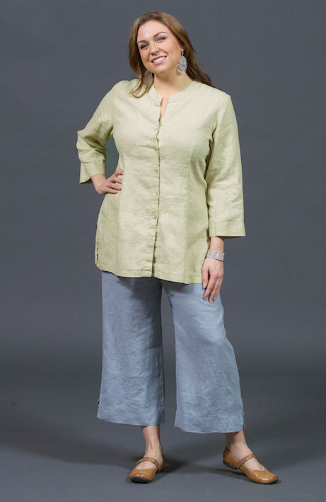 Mandarin Tunic - Plus Sizes