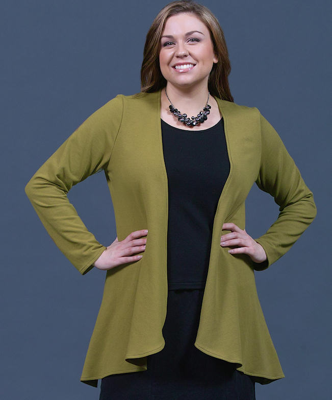 Open Front Cardigan - Plus Sizes