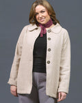 Tweed Swing Coat - Plus Size 1X