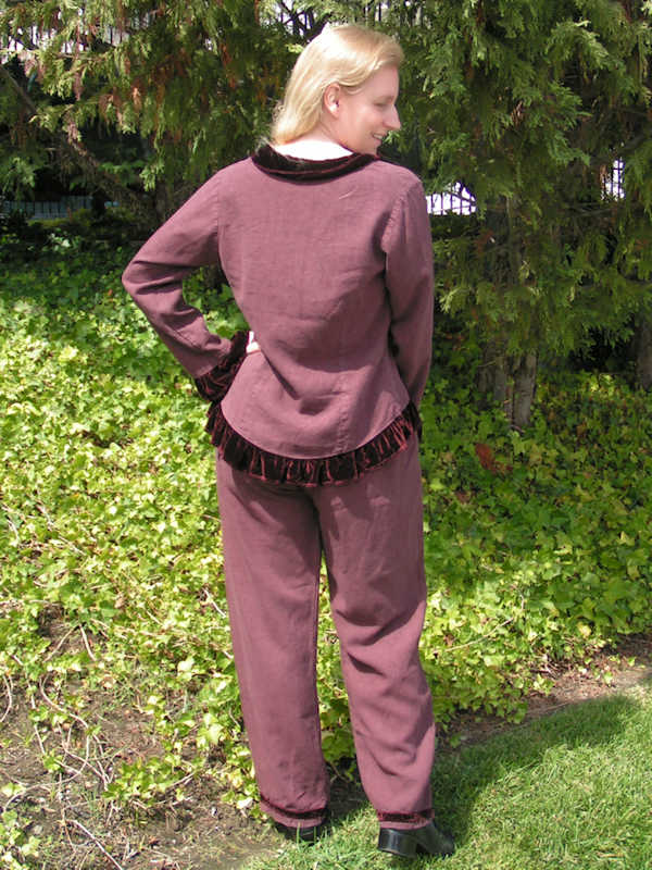 Velvet Ruffle Jacket