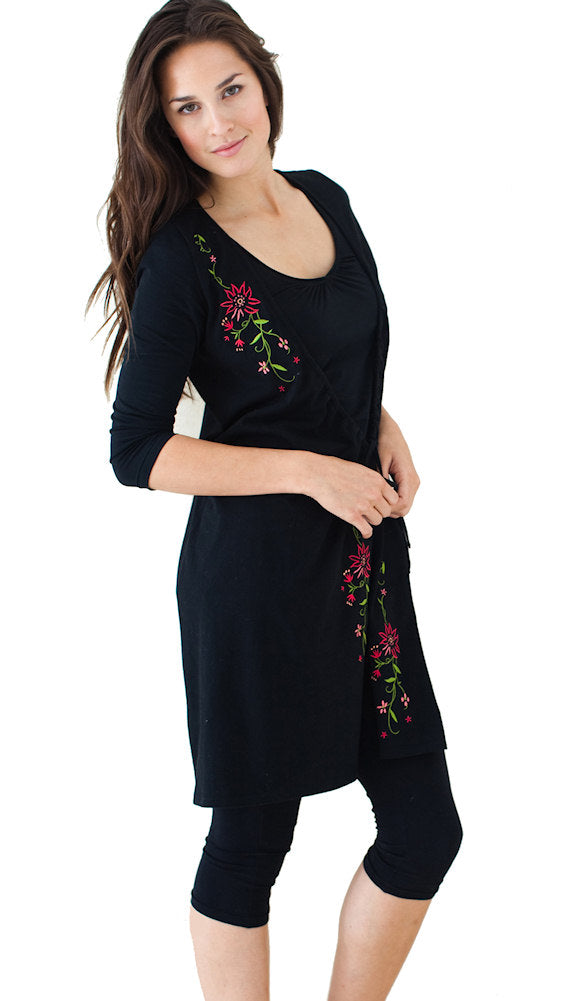 Embroidered Cardigan