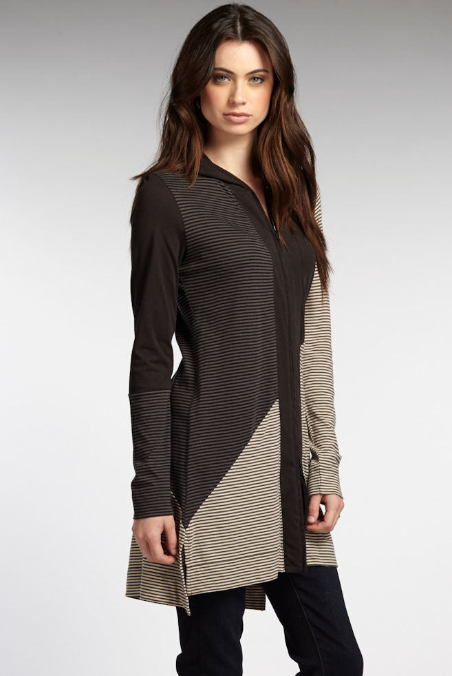 Mosaic Zip Cardigan