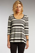 Luxe Striped Scoop - Size M