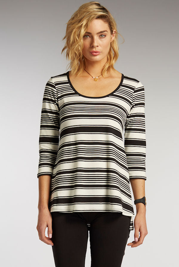 Luxe Striped Scoop - Size M