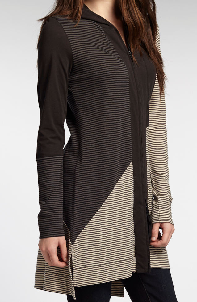 Mosaic Zip Cardigan