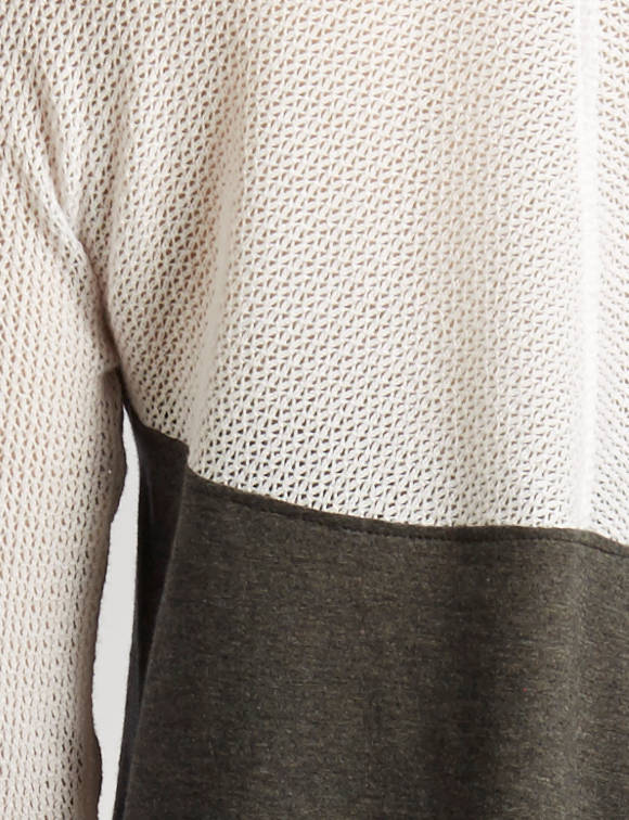 Netted Raglan Pullover - Size L