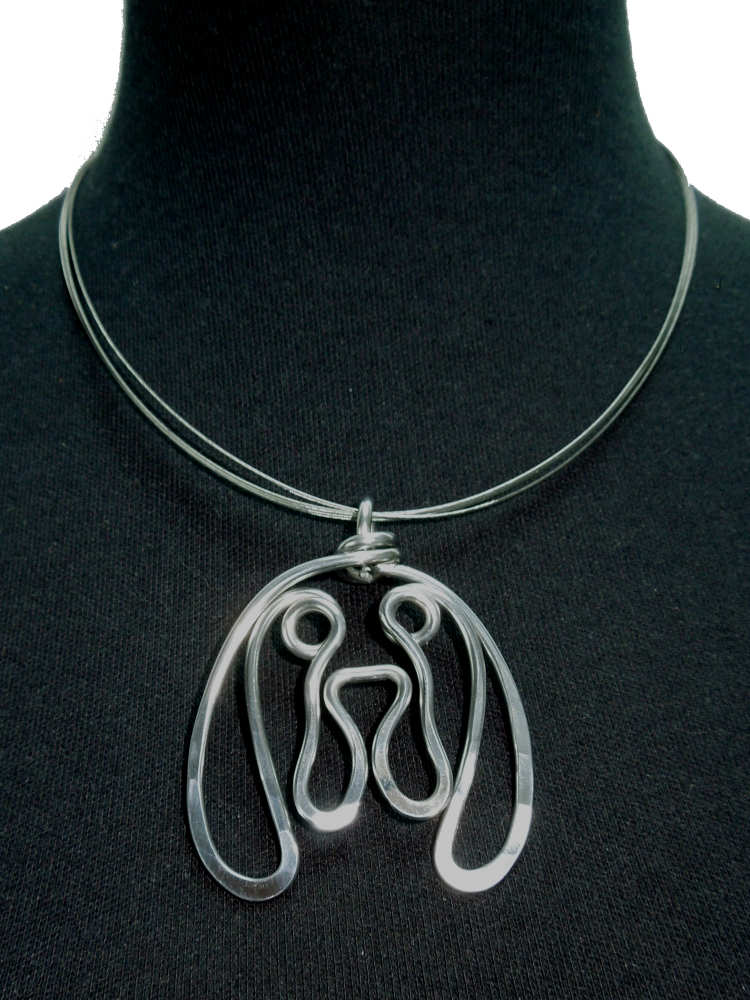 Puppy Face Necklace