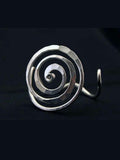 Spiral Circle Cuff Bracelet