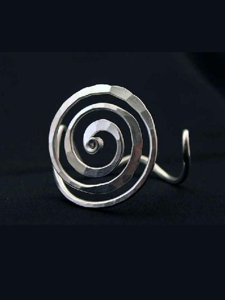 Spiral Circle Cuff Bracelet