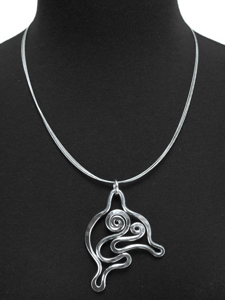 Artistic Dolphin Necklace