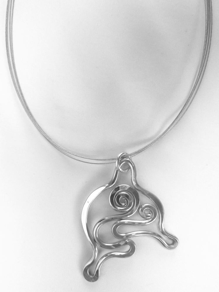 Artistic Dolphin Necklace