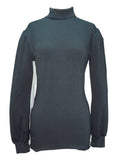 Keyhole Back Turtleneck