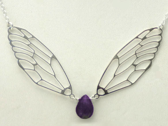 Silver Angel Wing Necklace