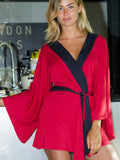 Pine Fabric Kimono Robe