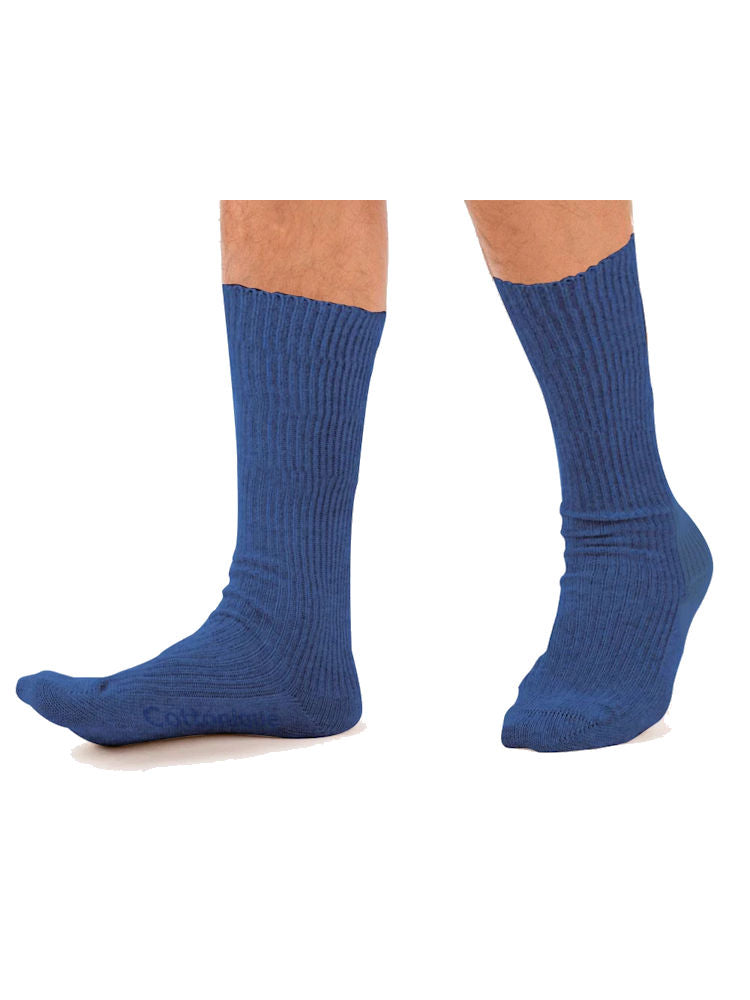 Lightweight Latex-Free Cotton Socks (2-Pack) - Size XL