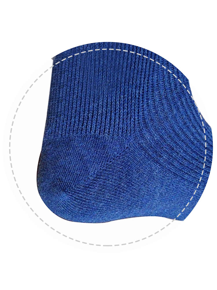 Lightweight Latex-Free Cotton Socks (2-Pack) - Size XL