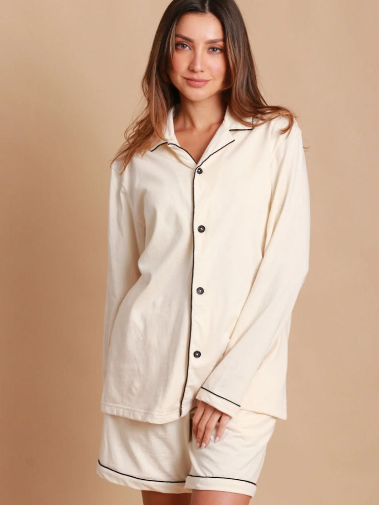 Latex Free Organic Unisex PJ Top