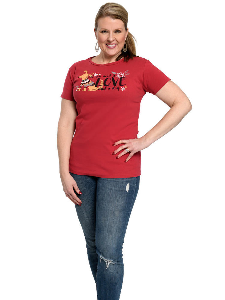 Love and a Dog Tee