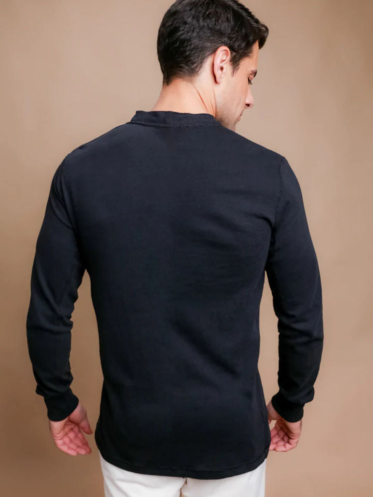 Organic Long Sleeve Henley