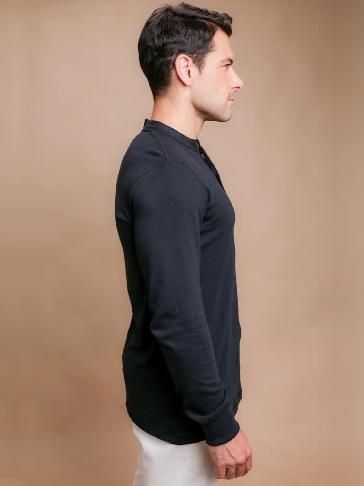 Organic Long Sleeve Henley