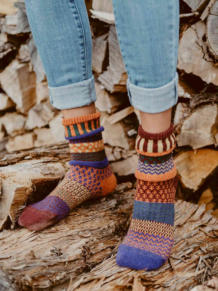 Mismatched Socks - Fall Foliage