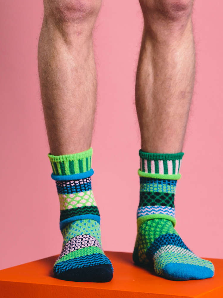 Mismatched Socks - Water Lily