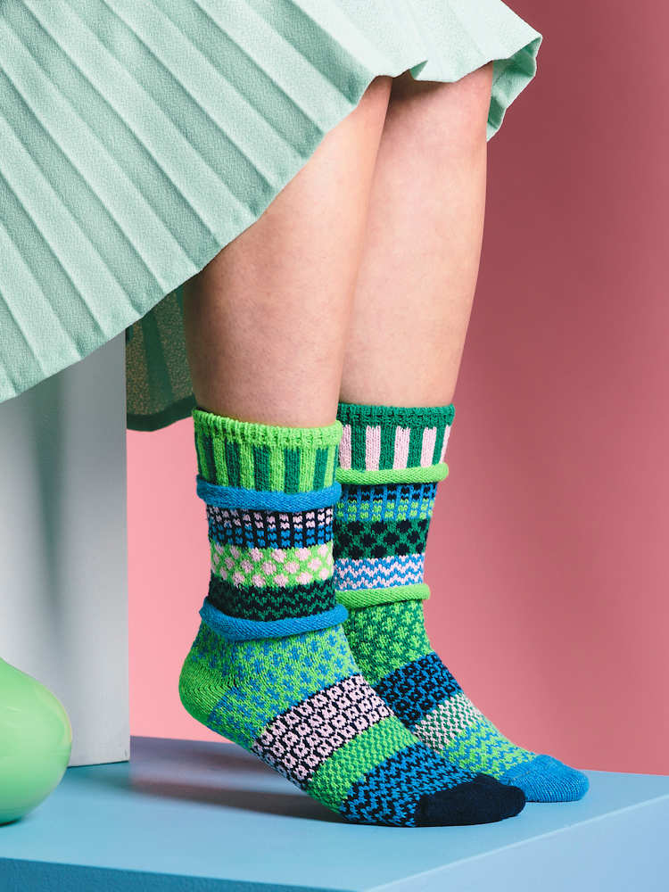 Mismatched Socks - Water Lily